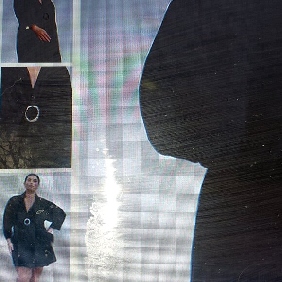 Tie Front Dolman Cover Up Tunic - Picture 4 of 7